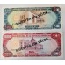 DOMINICAN REPUBLIC 1994 . FIVE 5 - ONE THOUSAND 1,000 PESOS BANKNOTES . SPECIMEN